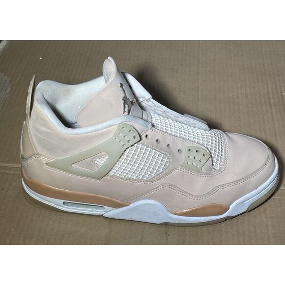 Nike Air Jordan 4 Retro Shimmer W Size 10.5W/9M DJ0675-200 OG Tan Bred Brown - Picture 2 of 16